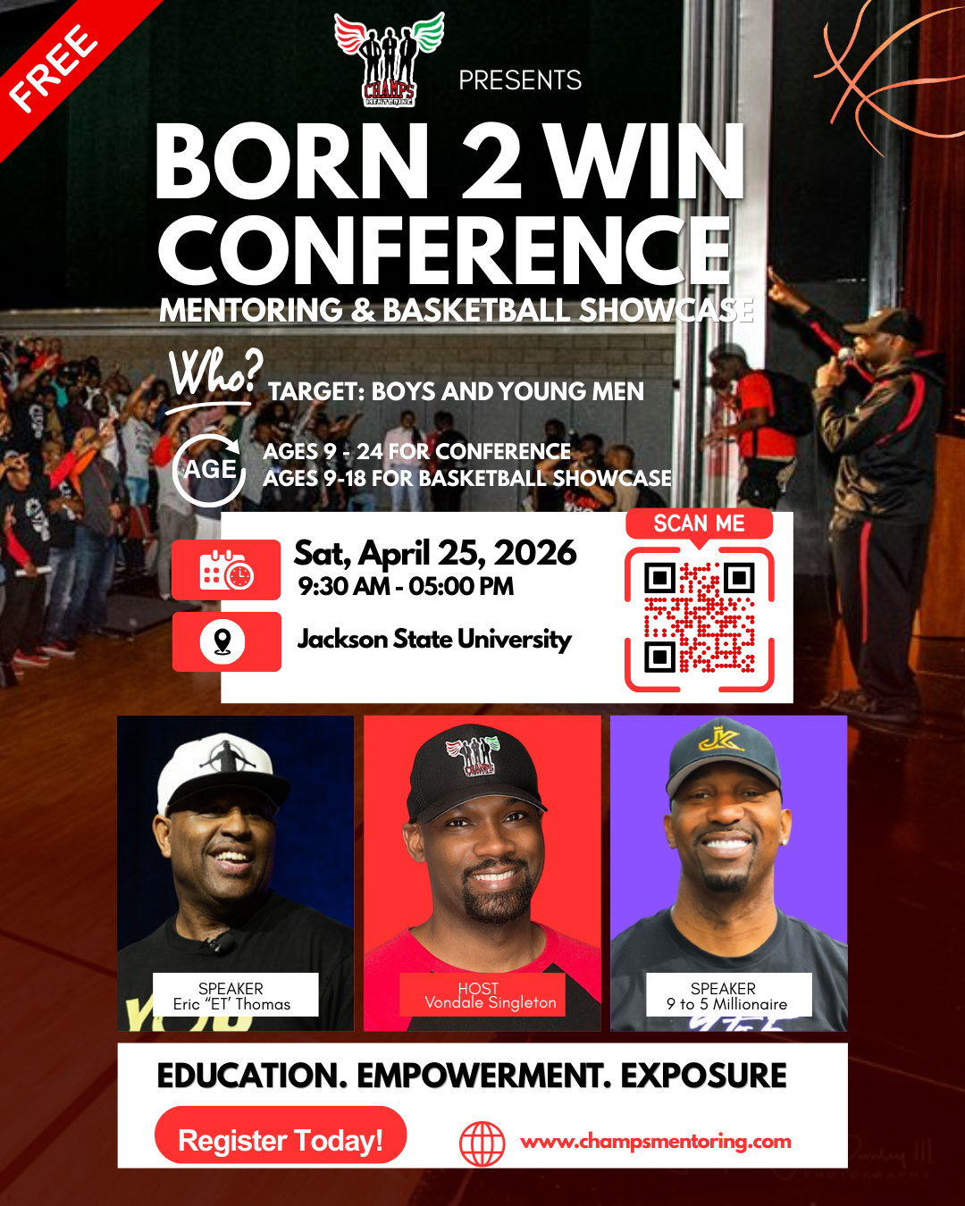 BORN 2 WIN 2026 JACKSON, MS INSTAGRAM MBK CHICAGO EVENT #!